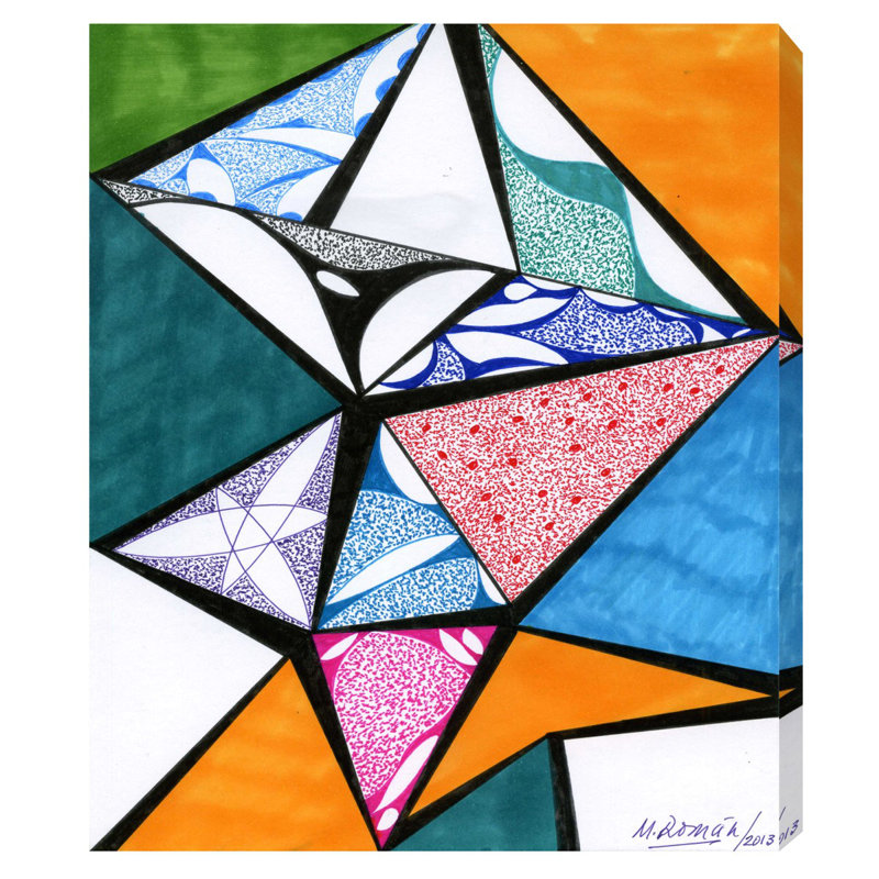 East Urban Home Divided Wrapped Canvas Painting Print Wayfair.co.uk